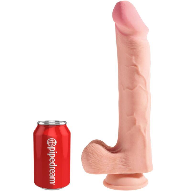 REALISTIC PENIS WITH BALLS 3D 24.8 CM LIGHT