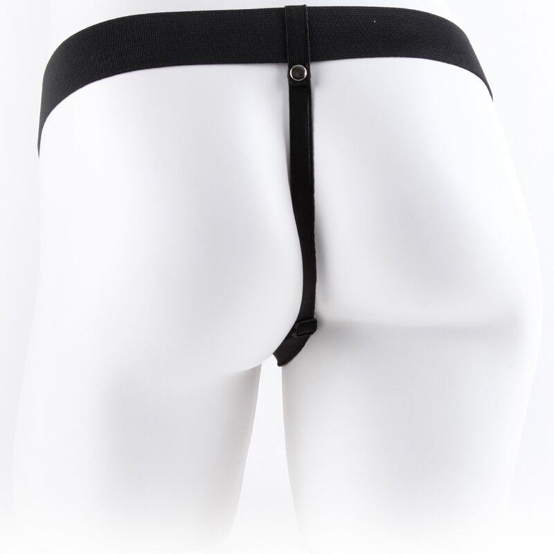 PODESIVI HARNES REMOTE CONTROL REALISTIČNI PENIS S TESTISIMA 17.8 CM