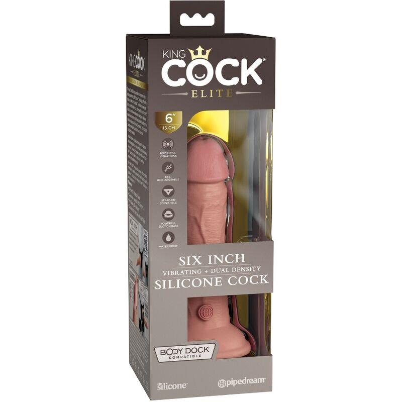 ELITE REALISTIC DILDO VIBRIRAJUČI & SILIKON 15.2 CM
