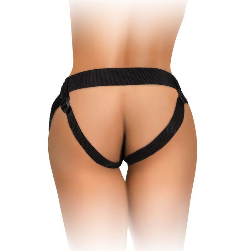 ELITE ADJUSTABLE HARNESS WITH DILDO 15.2 CM FOR BEGINNERS