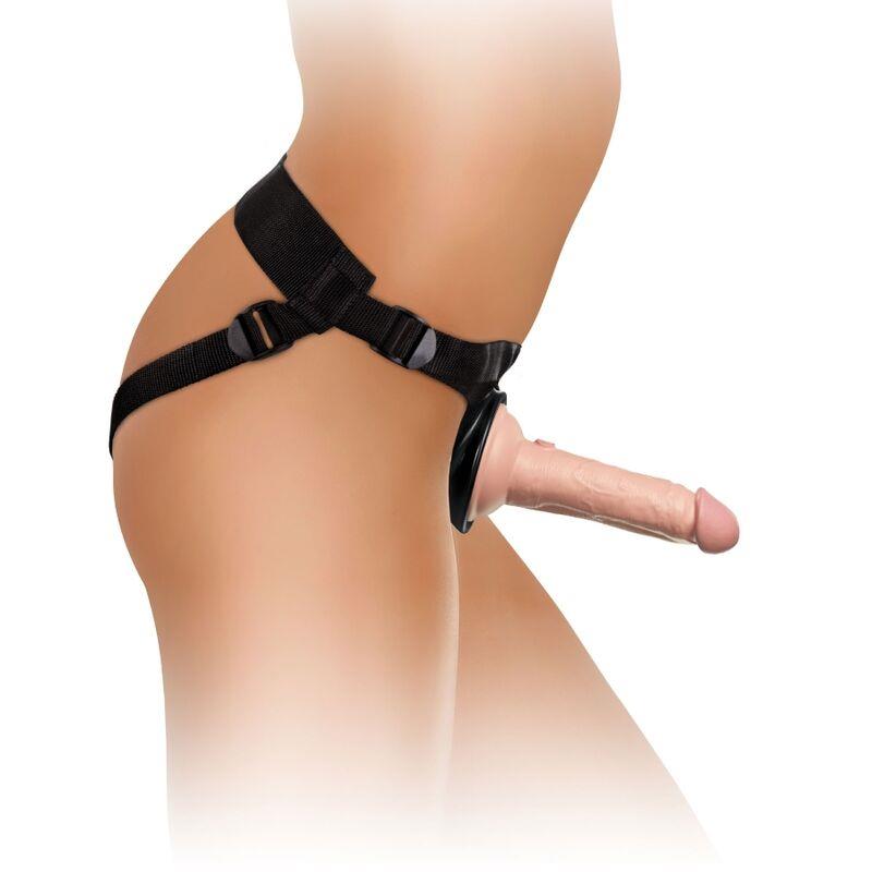 ELITE ADJUSTABLE HARNESS WITH DILDO 15.2 CM FOR BEGINNERS