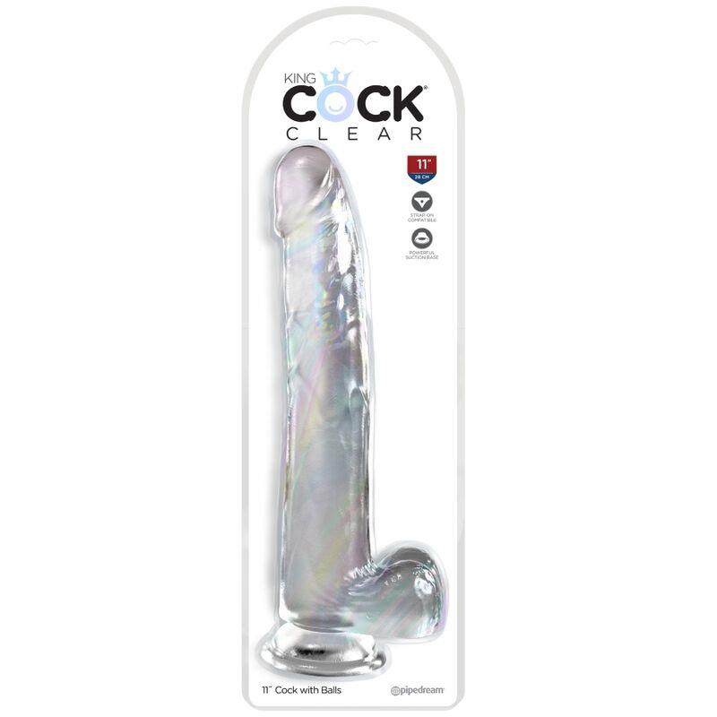 PROZOREN DILDO S TESTISKI 24.8 CM