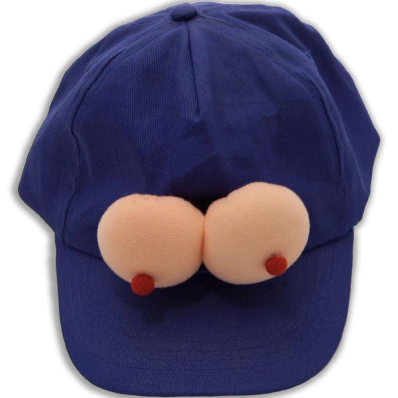 BLUE CAP WITH TITS