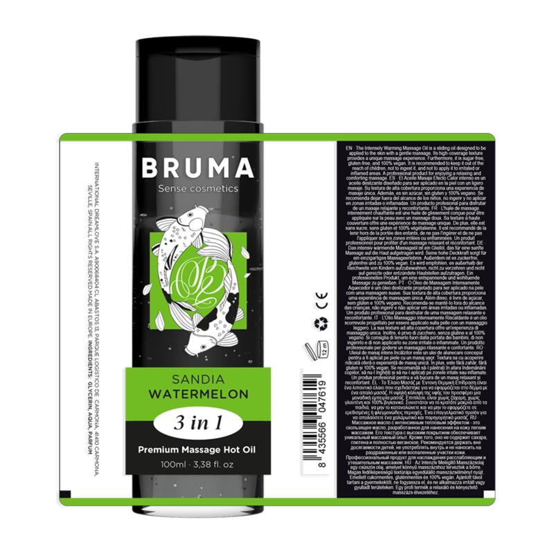 PREMIUM MASAŽNO ULJE TOPLO LUBENICA 3 U 1 - 100 ML