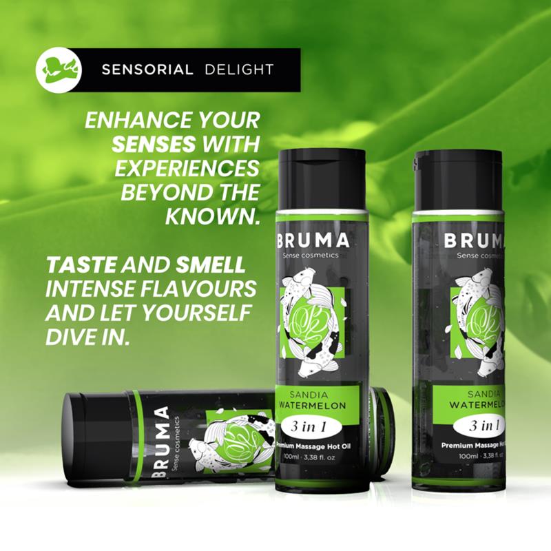 PREMIUM MASAŽNO ULJE TOPLO LUBENICA 3 U 1 - 100 ML