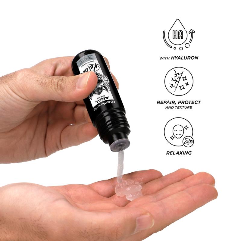 ANALNI LUBRIKANT NA VODNI OSNOVI S HIALURONOM 30 ML - BLACK HOLE