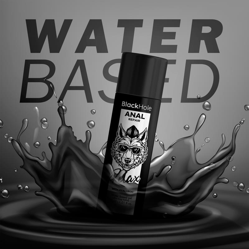 ANALNI LUBRIKANT NA VODNI OSNOVI S HIALURONOM 30 ML - BLACK HOLE