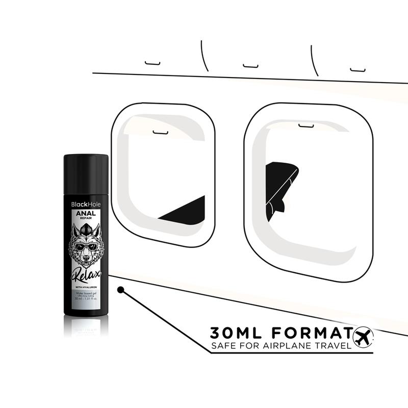 ANALNI LUBRIKANT NA VODNI OSNOVI S HIALURONOM 30 ML - BLACK HOLE