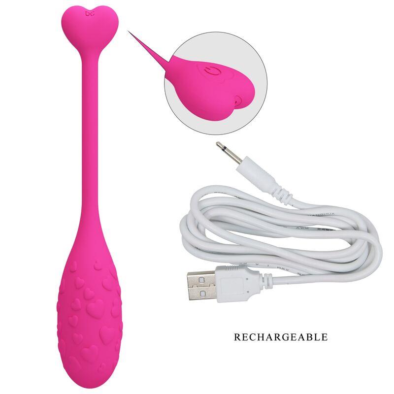 APP CONTROLLED PINK FISHER VIBRATING EGG