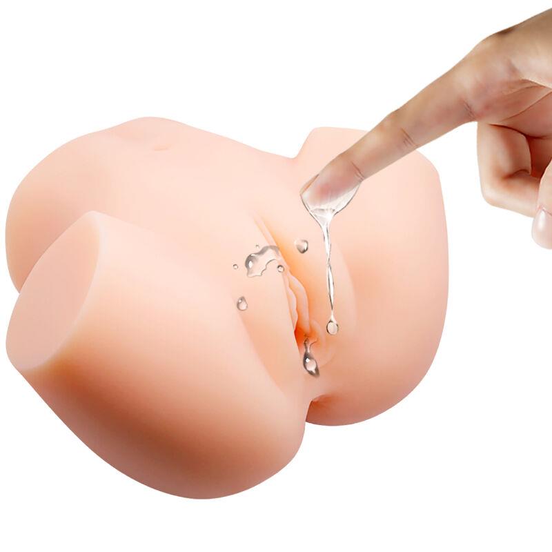 REALISTIC VAGINA AND ANUS DOUBLE VIBRATION