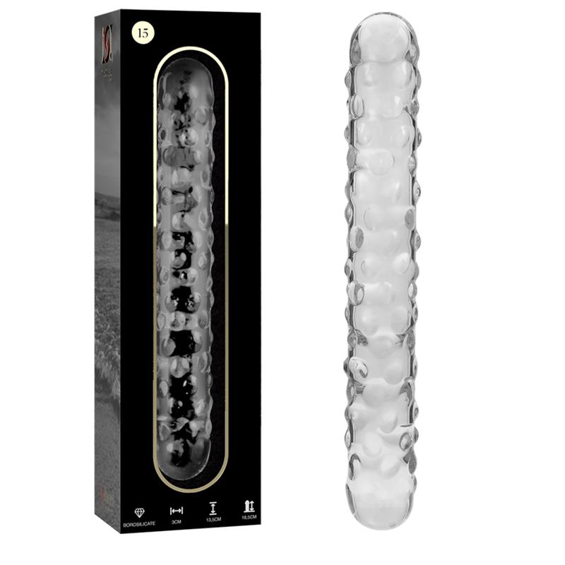 MODEL 15 DILDO OD BOROSILIKATNOG STAKLA PROZIRNO 18.5 CM -O- 3 CM