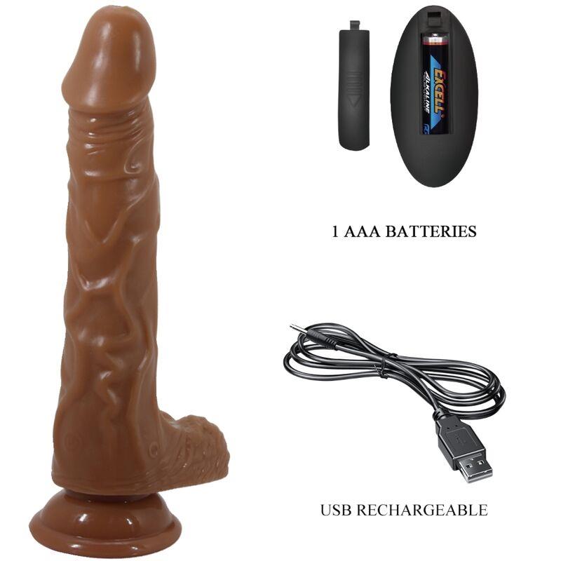 BODACH REALISTIC VIBRATOR WITH REMOTE CONTROL SUCTION CUP