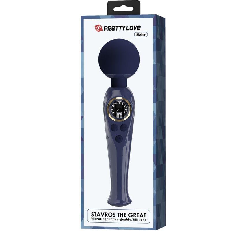 SKYLER VIBRATOR WAND BLUE
