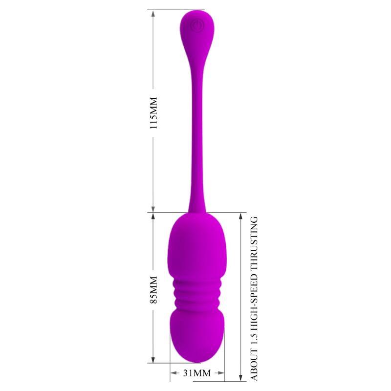 CALLIE PURPLE RECHARGEABLE VIBRATING EGG