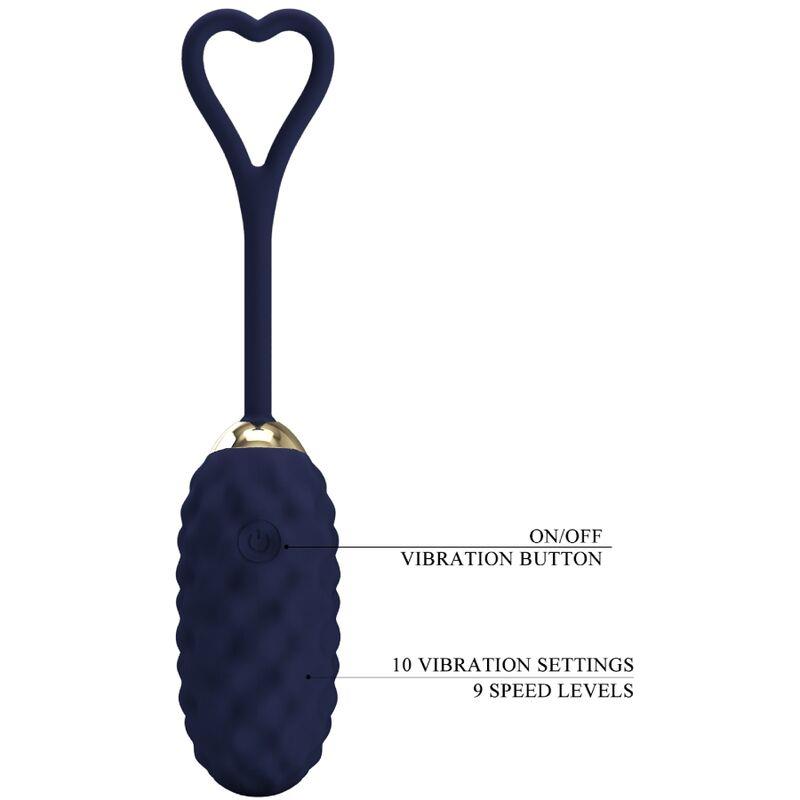 VIVIAN BLUE REMOTE CONTROL VIBRATING EGG