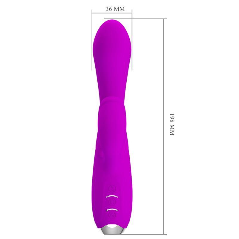 GLORIA RECHARGEABLE RABBIT VIBRATOR-WATERPROOF PURPLE
