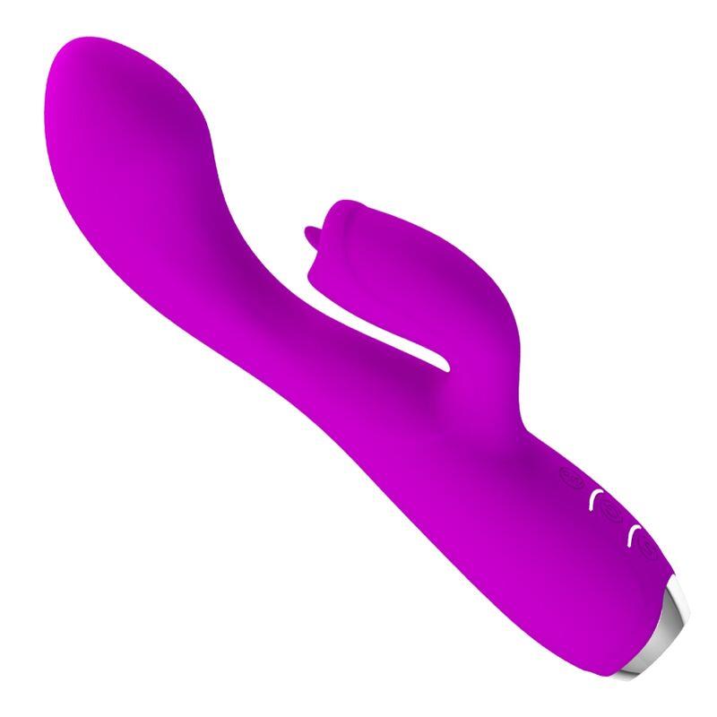 GLORIA RECHARGEABLE RABBIT VIBRATOR-WATERPROOF PURPLE