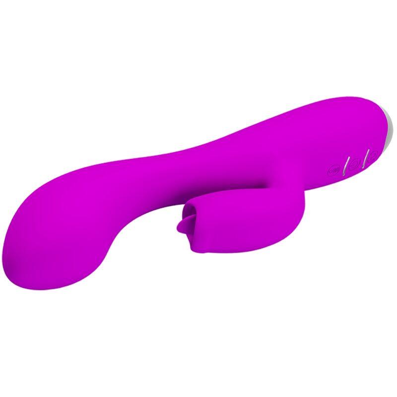 GLORIA RECHARGEABLE RABBIT VIBRATOR-WATERPROOF PURPLE