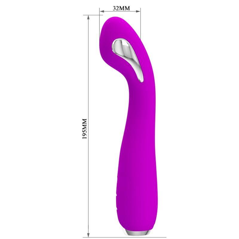 HECTOR RECHARGEABLE ELECTROSHOCK VIBRATOR WATERPROOF PURPLE