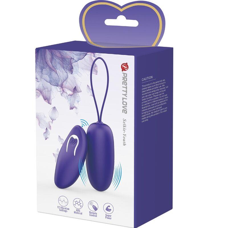 SELKIE YOUTH MINI VIBRATING EGG VIOLET REMOTE CONTROL