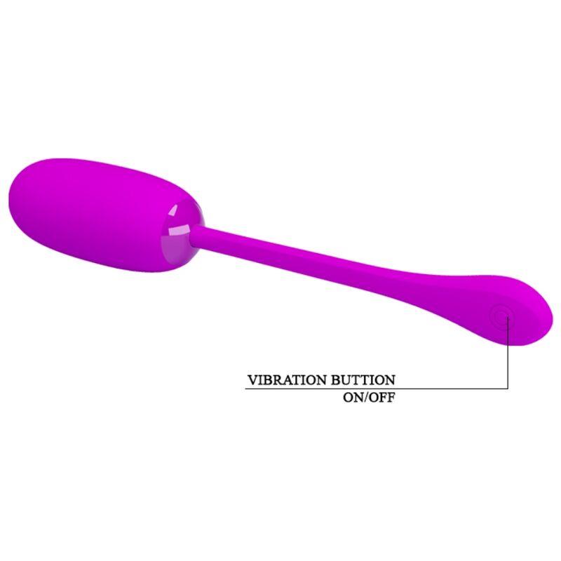 JULIUS VODOODPORNI-RECHARGEABLE VIBRIRAJOČI JAJCE PURPLE