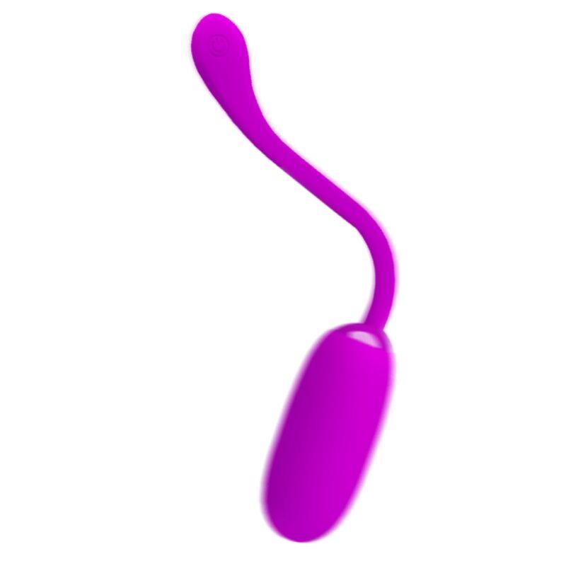 JULIUS VODOODPORNI-RECHARGEABLE VIBRIRAJOČI JAJCE PURPLE