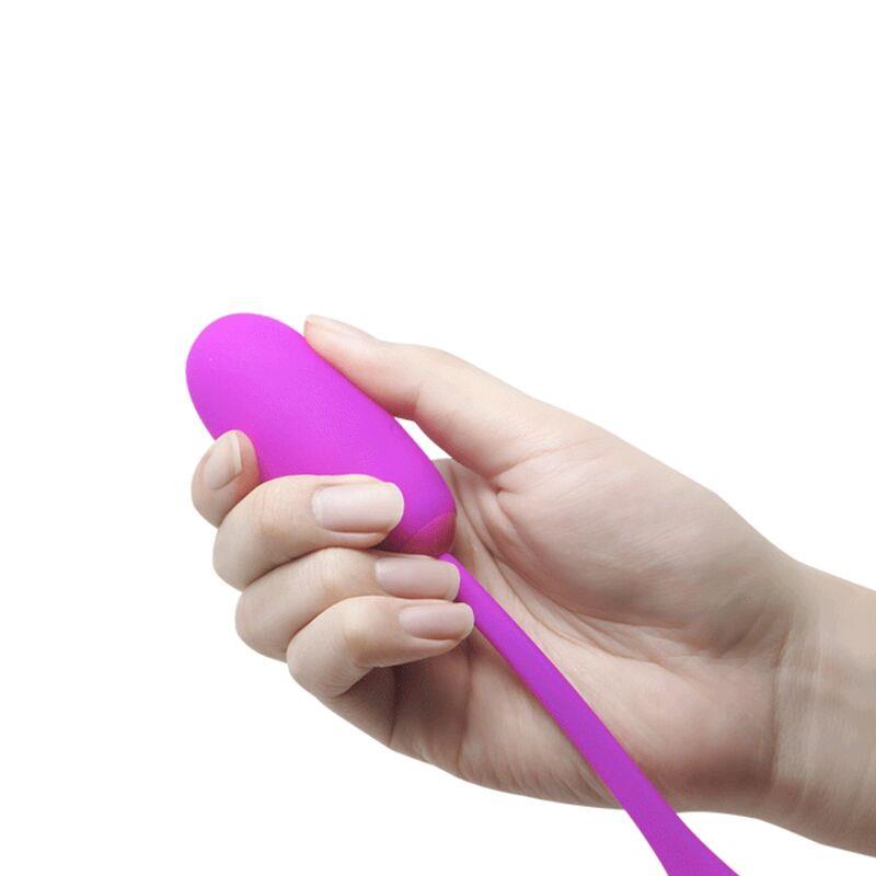 JULIUS VODOODPORNI-RECHARGEABLE VIBRIRAJOČI JAJCE PURPLE