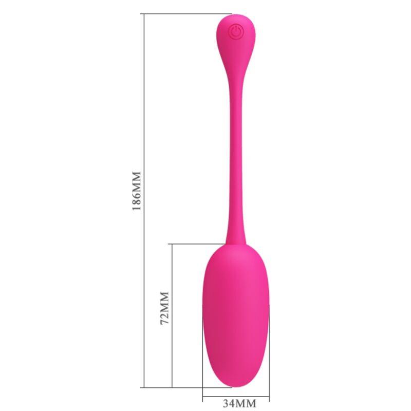 KNUCKER PINK RECHARGEABLE VIBRATING EGG