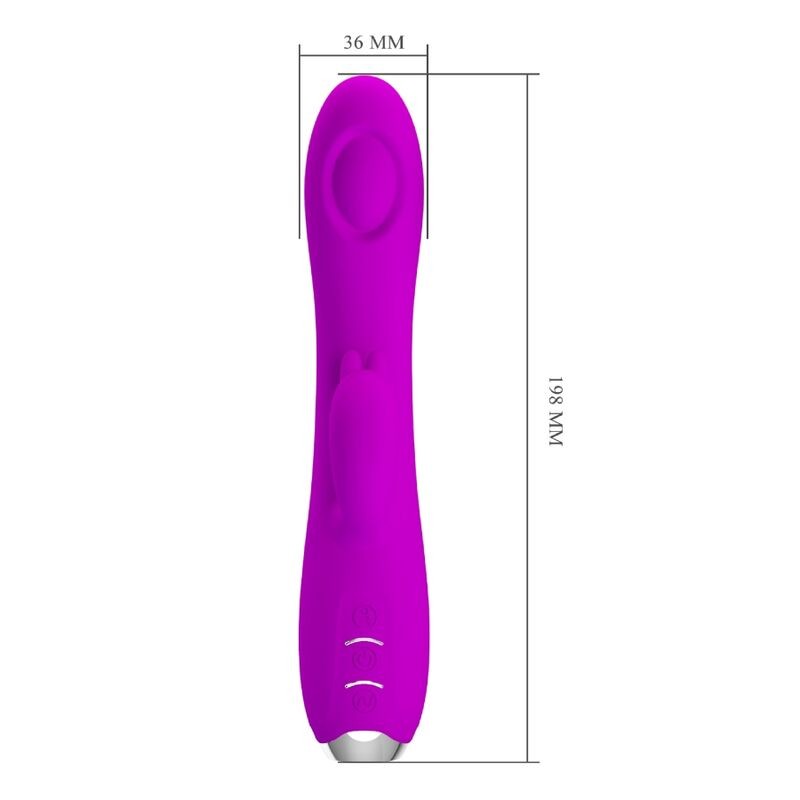 REGINA VIBRATOR - RECHARGEABLE STIMULATING WAVES PURPLE