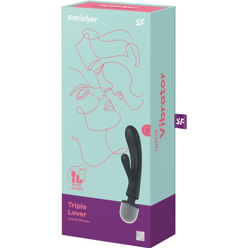 TRIPLE LOVER ZAJČEK VIBRATOR MASAŽER ROZA