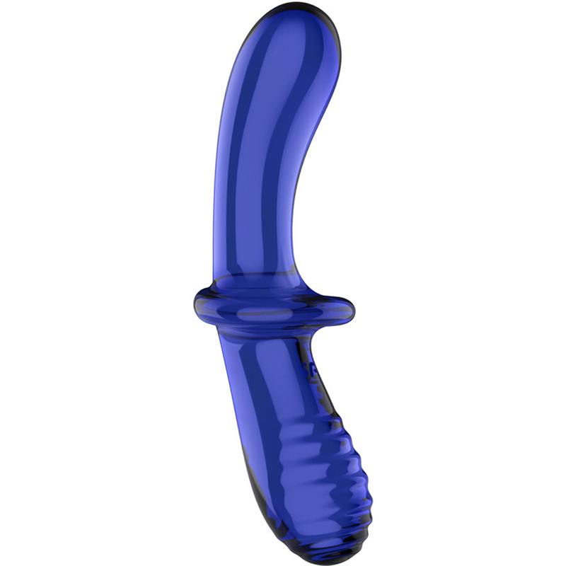 DOUBLE CRYSTAL DILDO TRANSPARENT