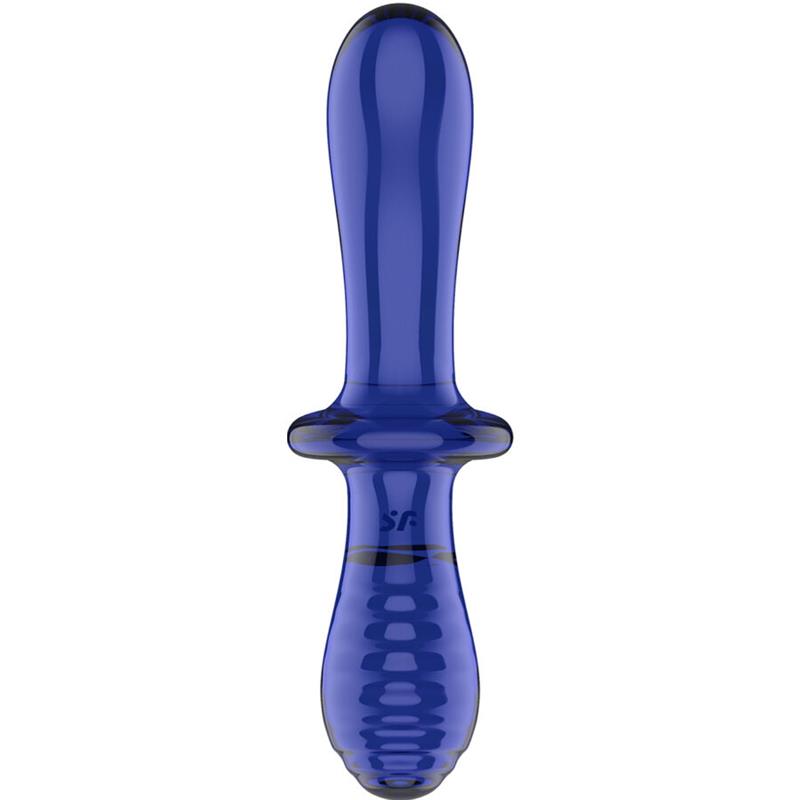 DOUBLE CRYSTAL DILDO TRANSPARENT