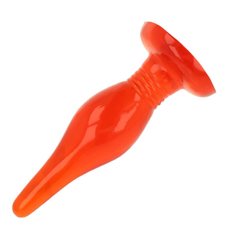 RDEČ MEHKA DOTIK ANALNI ČEP 14.2 CM