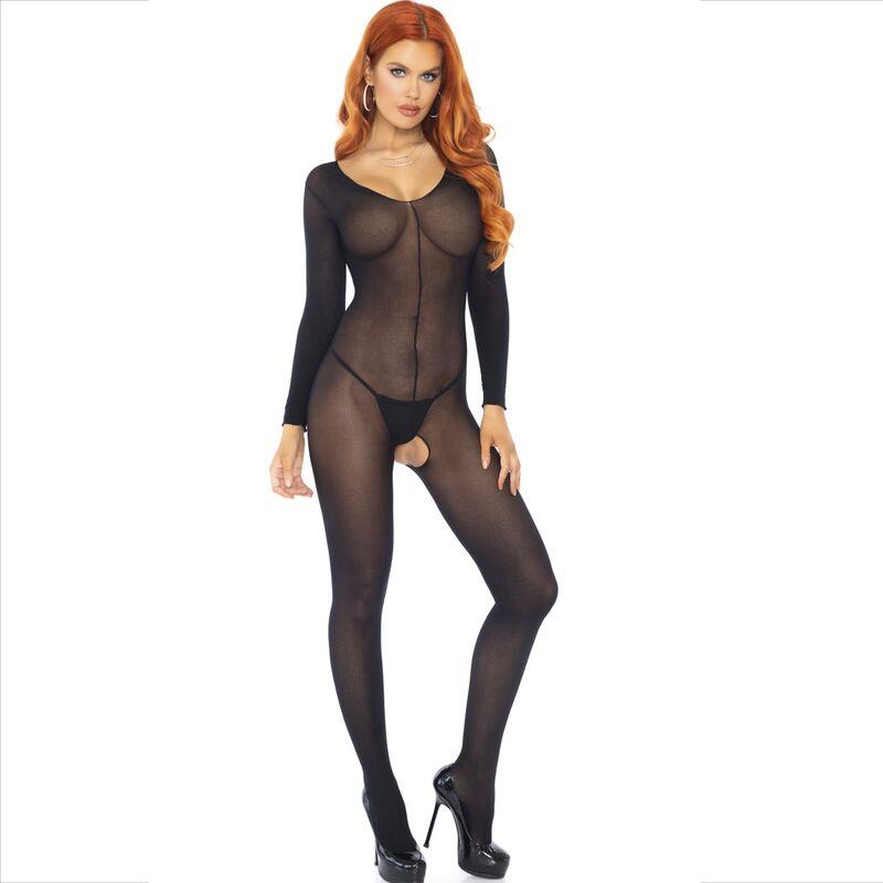 BODYSTOCKING LONG SLEEVE BLACK
