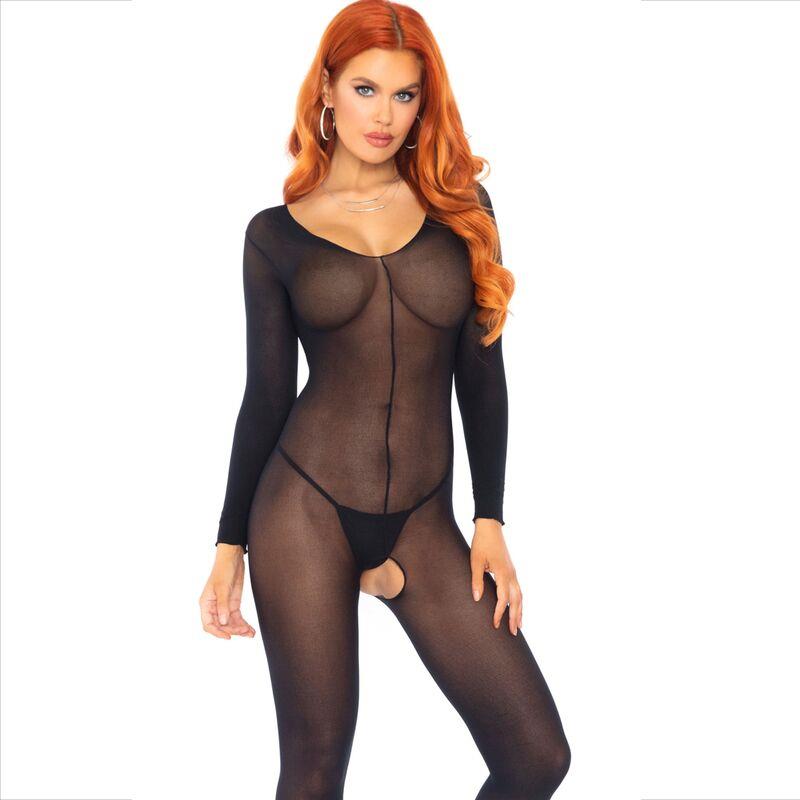 BODYSTOCKING LONG SLEEVE BLACK