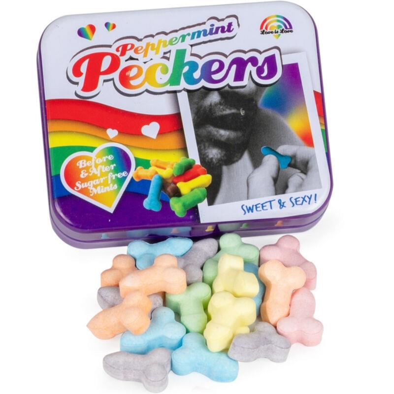 PECKERS MINT RAINBOW CANDY