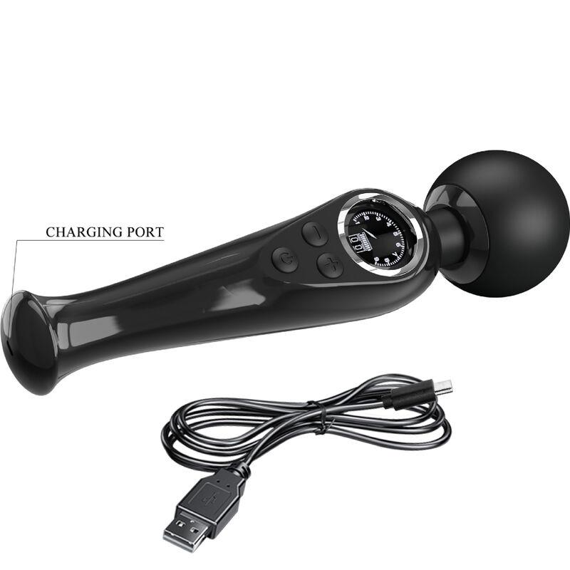 SKYLER VIBRATOR WAND BLACK
