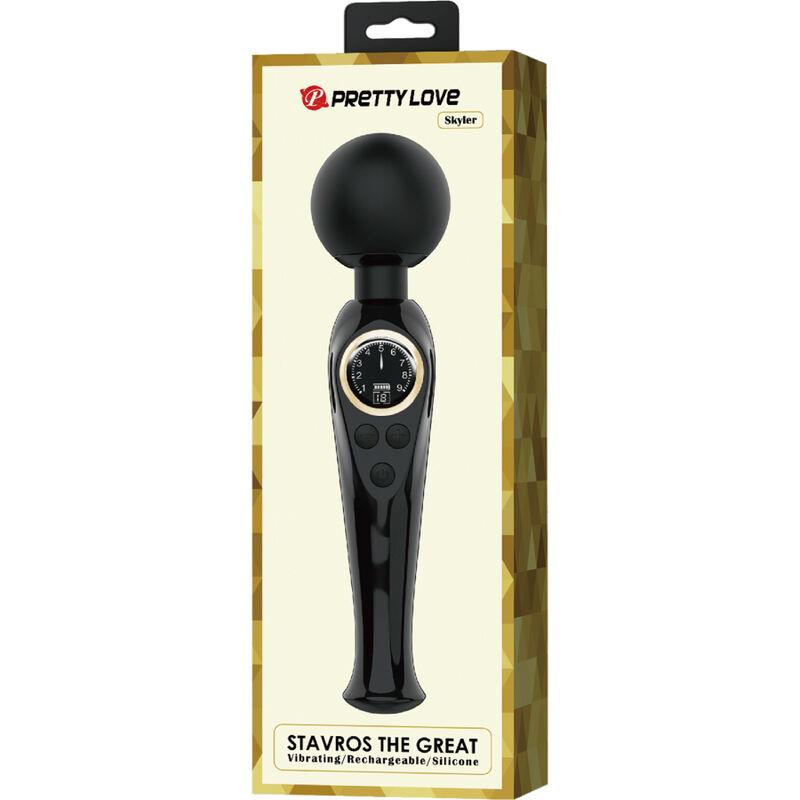 SKYLER VIBRATOR WAND BLACK