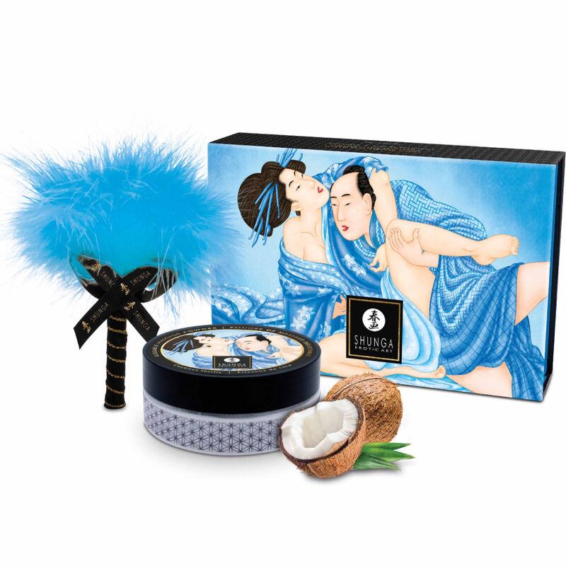 EDIBLE COCONUT MASSAGE POWDER KIT