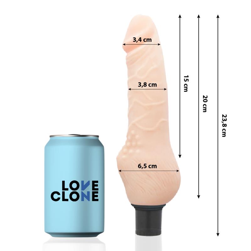 DAVEN SELF LUBRICATION REALISTIC 23.8 CM -O- 3.8 CM