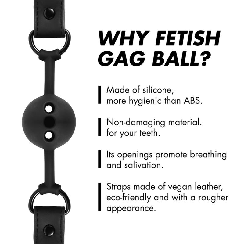 BREATHABLE SILICONE BALL GAG