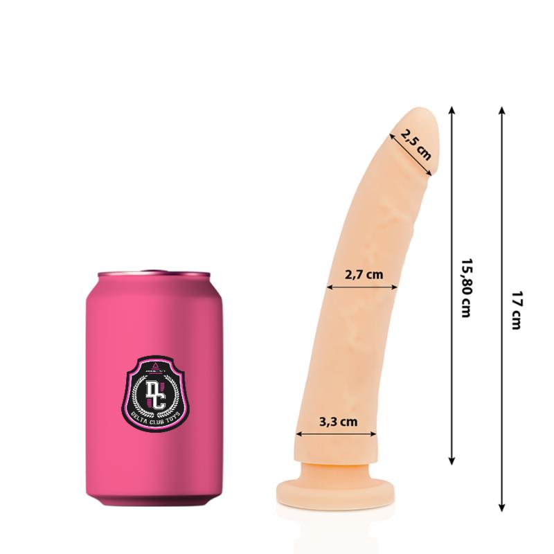 IGRAČE DILDO NARAVNI MEDICINSKI SILIKON 17 CM -O- 3 CM