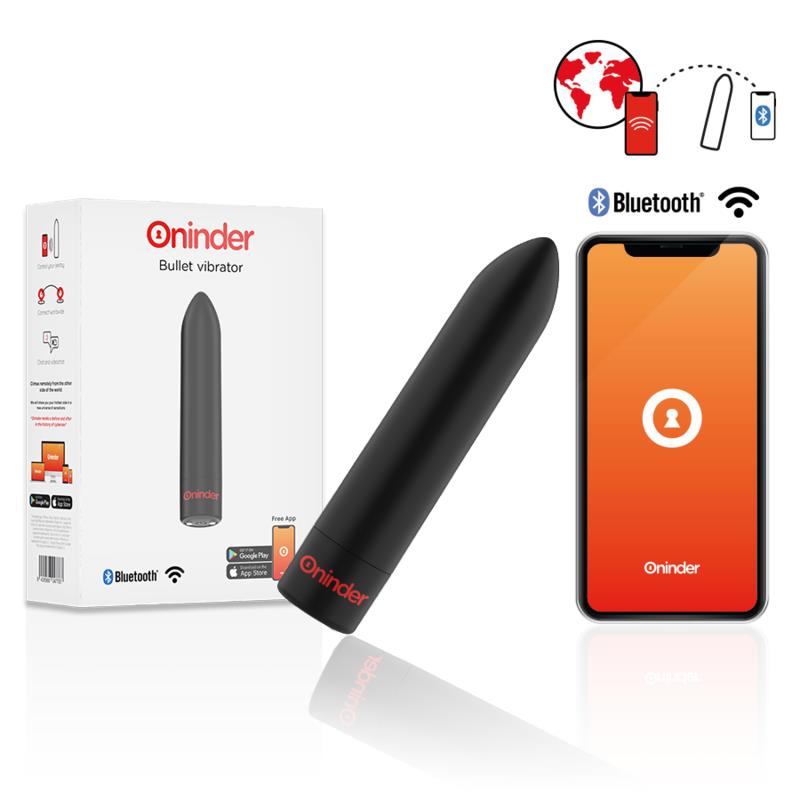 BERLIN BULLET VIBRATOR ČRN 9 NAČINOV 8.5 X 2 CM - BREZPLAČNA APLIKACIJA
