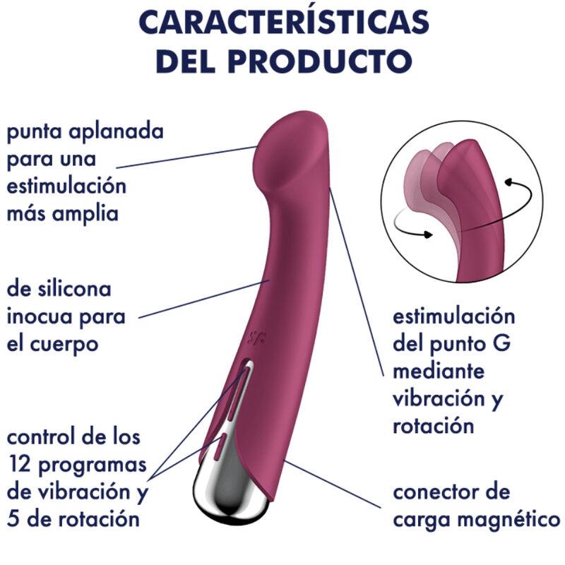 SPINNING G-SPORT 1 ROTIRAJOČI VIBRATOR RDEČ