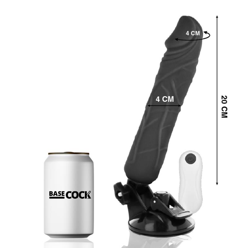 REALISTIC VIBRATOR REMOTE CONTROL FLESH 20 CM -O- 4 CM