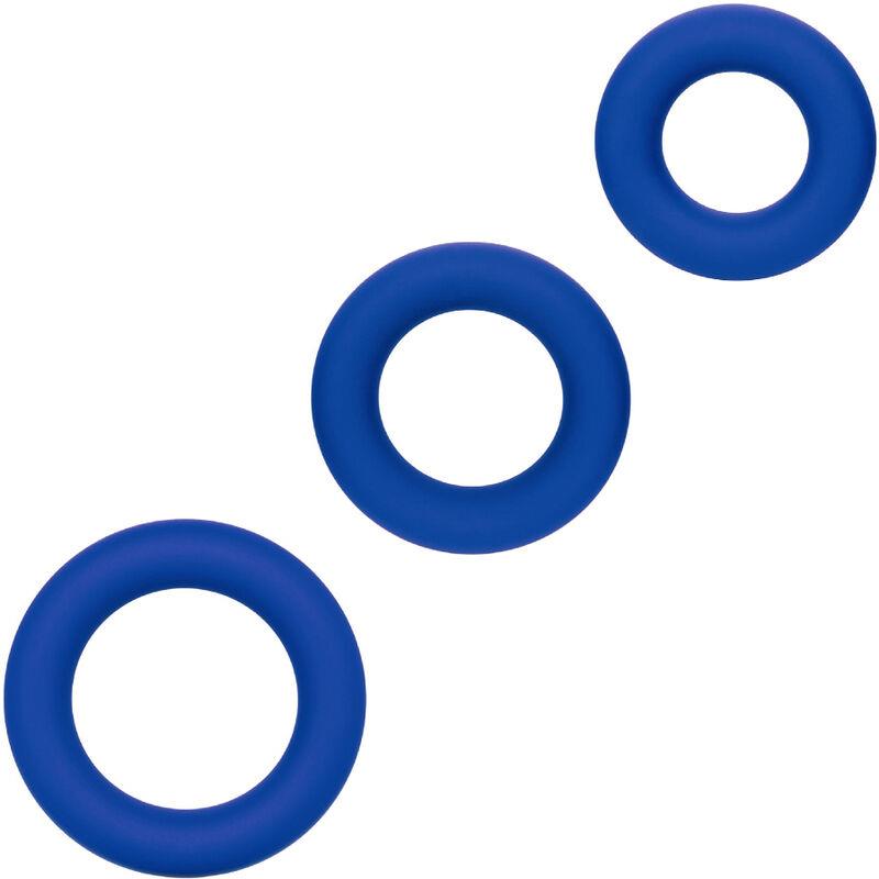 ADMIRAL COCK RING SET BLUE