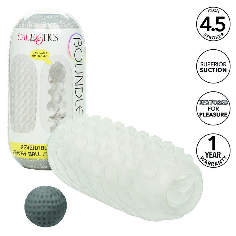 BOUNDLESS REVERSIBLE SQUISHY BALL STROKE YELLOW