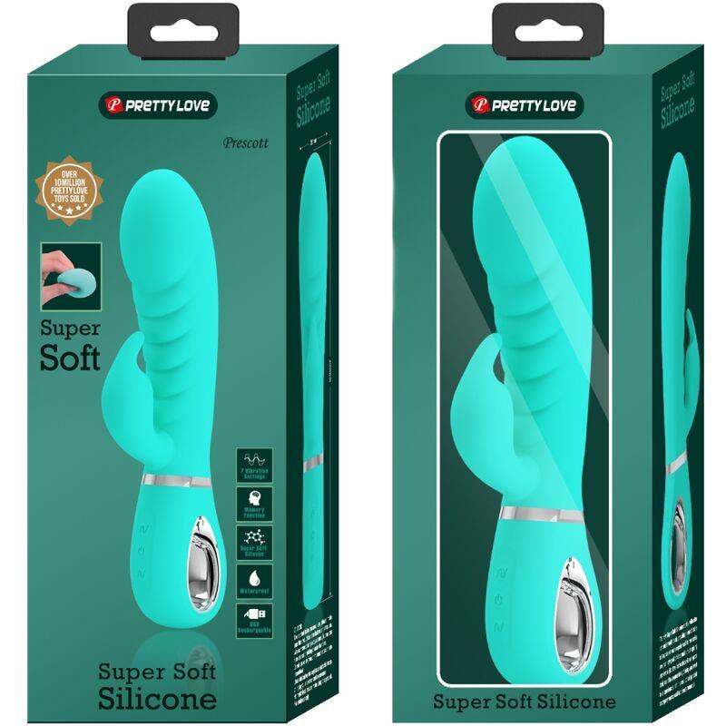 PRESCOTT MULTIFUNCTION G-SPOT VIBRATOR AQUA GREEN