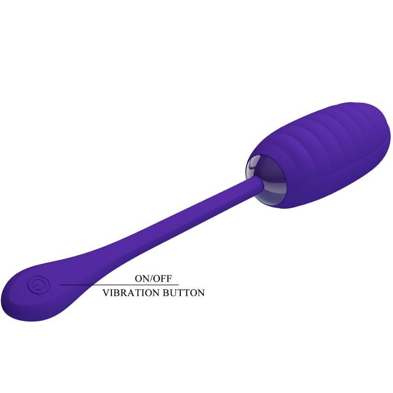 KIRK RECHARGEABLE VIBRATING EGG PURPLE
