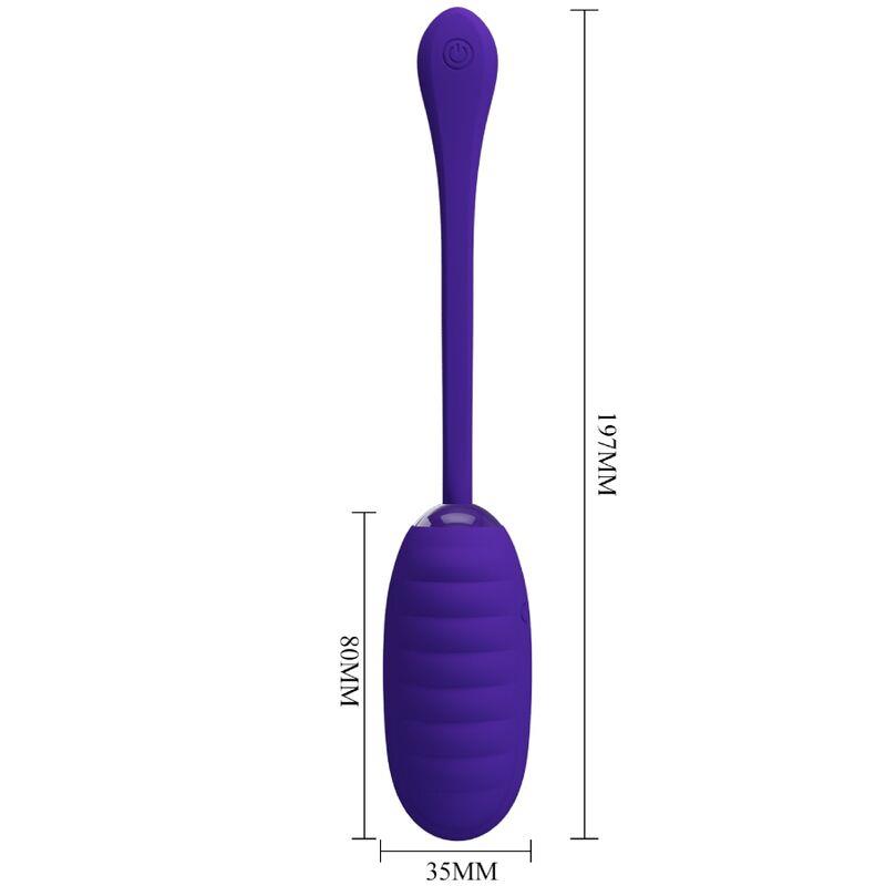 KIRK RECHARGEABLE VIBRATING EGG PURPLE